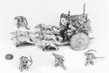 Orc War Chariot with Wolves