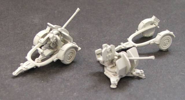 Old Glory Miniatures 2cm Flak 38 Gun German Vehicles And Equipment Cd 337